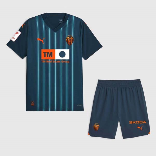 Trikot Valencia Auswärts Kinder 2023-2024